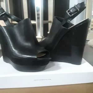 Jessica Simpson  "Radina" Black Wedge